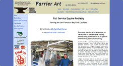 Desktop Screenshot of farrierart.com